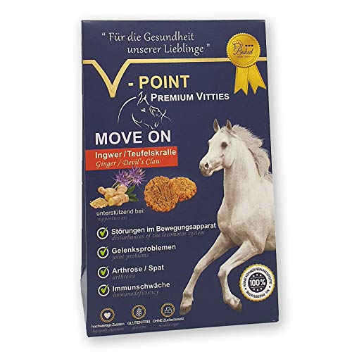 V-POINT Premium Vitties für Pferde (Teufelskralle & Ingwer, 250g) von V-POINT