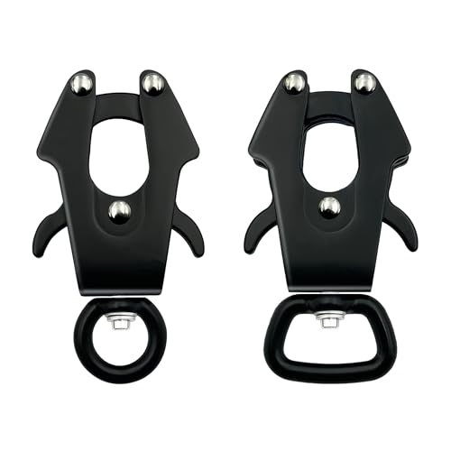 2 Frosch Clip Hundeleine Schnallen, 360 Grad drehbare Clip, Heavy Duty Schnellspanner und Verriegelung Hundeleine Schnalle für die Befestigung Haustier Halsband 2 Frosch Clip Hundeleine Schnallen, 360 Grad drehbare Clip, Heavy Duty Schnellspanner und Verriegelung Hundeleine Schnalle für die Befestigung Haustier Halsband von VAANNQOUU