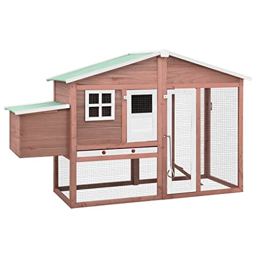 Hühnerstall mit Nistkasten, Mokka und Weiß, massives Tannenholz, Artikelfarbe: Mokka und Weiß Hühnerstall mit Nistkasten, Mokka und Weiß, massives Tannenholz, Artikelfarbe: Mokka und Weiß von VACARX