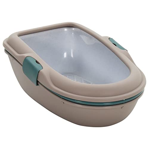 Katzentoilette, Braun und Weiß, 59 x 39 x 22 cm, PP, Artikelfarbe: Braun und Weiß Katzentoilette, Braun und Weiß, 59 x 39 x 22 cm, PP, Artikelfarbe: Braun und Weiß von VACARX