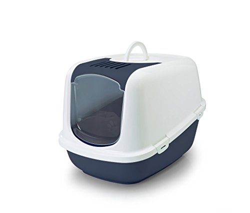 Beeztees 400476 Katzentoilette Newtor Jumbo, 66 x 48 x 46 cm, blau/weiß Beeztees 400476 Katzentoilette Newtor Jumbo, 66 x 48 x 46 cm, blau/weiß von VADIGRAN