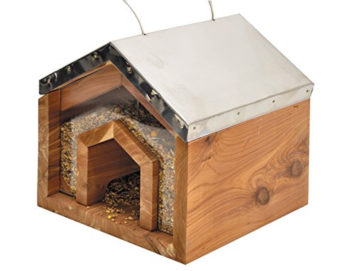 VADIGRAN Agia Vogelhäuschen, Zedernholz, Dach aus Edelstahl, 23 x 23 x 23 cm VADIGRAN Agia Vogelhäuschen, Zedernholz, Dach aus Edelstahl, 23 x 23 x 23 cm von VADIGRAN