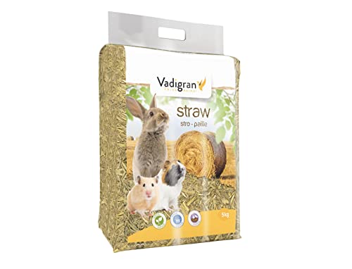 VADIGRAN Streu für Kleintiere, Stroh, 5 kg von VADIGRAN