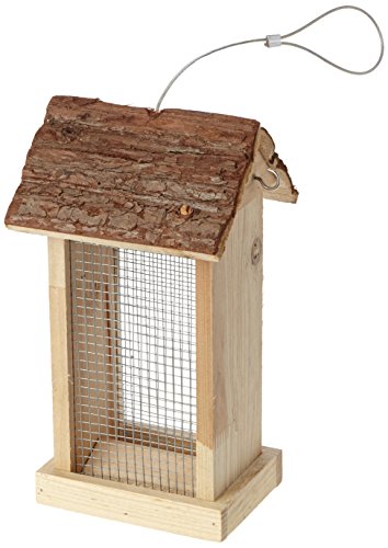 VADIGRAN Vogelhaus Inga Dach Rinde 15 x 14 x 28,5 cm von VADIGRAN