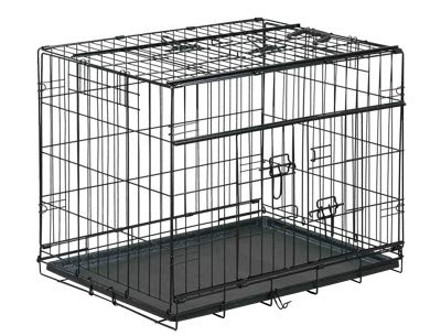 Vadigran Faltbarer Transportkäfig, Bequemlichkeit & Portabilität, Verschiedene Größen - Für Hunde, Katzen & mehr - Black - 56x33x41cm - Zusammenklappbar, Extra starke Drähte, Rutschfeste Unterseite Vadigran Faltbarer Transportkäfig, Bequemlichkeit & Portabilität, Verschiedene Größen - Für Hunde, Katzen & mehr - Black - 56x33x41cm - Zusammenklappbar, Extra starke Drähte, Rutschfeste Unterseite von VADIGRAN