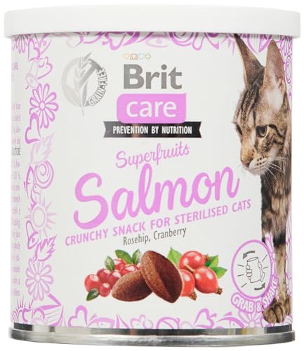 VAFO PRAHA s.r.o. Brete Care Cat Snack 100G Lachs / 6 von Brit