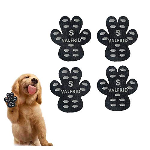 VALFRID Anti-Rutsch Pfotenschutz für Hunde 40 Stücke,Selbstklebende Silikon-Gel Beständig rutschfest Traktion Hund Schuhe Hundeschuhe Hundesocken Ersetzen S von VALFRID
