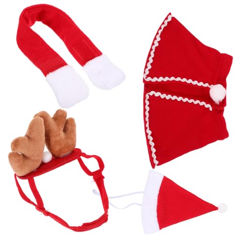 VALICLUD 1 Satz Haustierzubehör Halstuch Für Haustiere Weihnachts-hundegeweih-stirnbänder Festival-hundeumhang Hundestirnband Stirnband Aus Rentiergeweih Kleidungsstücke Hündchen von VALICLUD