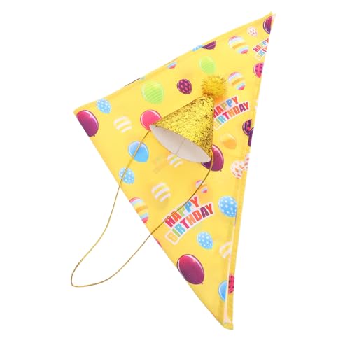VALICLUD 1 Satz Veranda Gänsekleidung Set Kleines Tier-Bandana Nettes Kostüm -Outfit Für Rasendekoration Welpen-Bandana Dreieckstuch Für Haustiere Pet Goose Cap Haushaltsganshut Stoff von VALICLUD