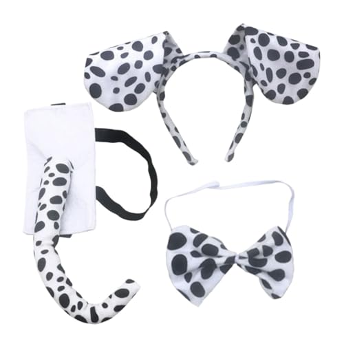 VALICLUD 1 Satz Welpenkopfschmuck Haustier Ohren Bogen Fliegen für Hunde Hundekostüm-Set Haarschmuck für Hunde Tierstirnband für Hundekostüm Halloween Tierkostüm Polyester von VALICLUD