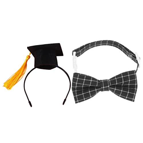 VALICLUD 1 Set Arzthut Kopfschmuck Heimtierbedarf Hunde-Absolventen-Requisiten Haustier-Fliege Hunde-Absolventen-Kleid Absolventen-Stirnband Hunde-Abschlusskostüme Katzenhut VALICLUD 1 Set Arzthut Kopfschmuck Heimtierbedarf Hunde-Absolventen-Requisiten Haustier-Fliege Hunde-Absolventen-Kleid Absolventen-Stirnband Hunde-Abschlusskostüme Katzenhut von VALICLUD