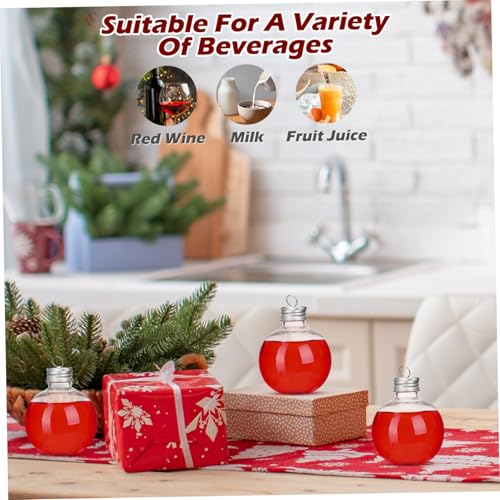 VALICLUD 10 Stück Glühbirnenformballflasche Flitter Erwachsene Schnapskugeln Weihnachtsschmuck Schild breit weihnachtsbaumschmuck bonbon Glühbirnen für Wasserflaschen das Haustier Silber VALICLUD 10 Stück Glühbirnenformballflasche Flitter Erwachsene Schnapskugeln Weihnachtsschmuck Schild breit weihnachtsbaumschmuck bonbon Glühbirnen für Wasserflaschen das Haustier Silber von VALICLUD