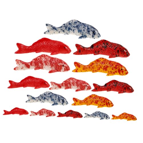 VALICLUD 15 Stück Teiliges Miniatur Fischfiguren aus Resin Dekorative Fischskulpturen für Aquarien und Pflanzendekorationen Realistische Fischdekorationen für Naturliebhaber VALICLUD 15 Stück Teiliges Miniatur Fischfiguren aus Resin Dekorative Fischskulpturen für Aquarien und Pflanzendekorationen Realistische Fischdekorationen für Naturliebhaber von VALICLUD