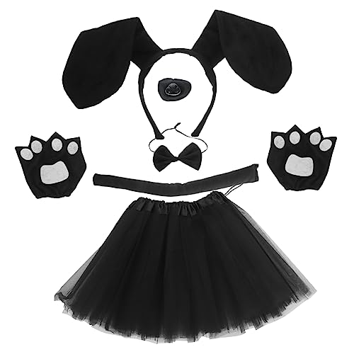 VALICLUD 1Satz Teiliges Welpenkostüm Für Halloween Hundeohr Stirnband Tutu Rock Fliege Tierkostüm Ausstattung Für Karneval Und Cosplay Events VALICLUD 1Satz Teiliges Welpenkostüm Für Halloween Hundeohr Stirnband Tutu Rock Fliege Tierkostüm Ausstattung Für Karneval Und Cosplay Events von VALICLUD
