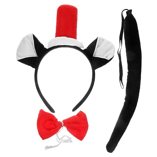 VALICLUD 1satz Katzenkostümset Mit Ohren Und Fliege Für Halloween Karneval Und Cosplay Bequem Und Vielseitig Für Partys Und Bühnenauftritte VALICLUD 1satz Katzenkostümset Mit Ohren Und Fliege Für Halloween Karneval Und Cosplay Bequem Und Vielseitig Für Partys Und Bühnenauftritte von VALICLUD