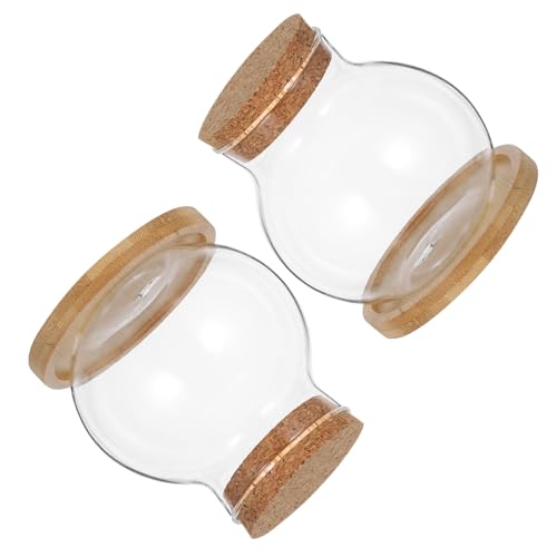 VALICLUD 2 Satz Desktop Hydroponic Glass Vases mit Bambusmatte Pflanzgefäße für Betta Pflanzen Terrarium Halter für Stilvolle Tischdekoration für Büro und Zuhause VALICLUD 2 Satz Desktop Hydroponic Glass Vases mit Bambusmatte Pflanzgefäße für Betta Pflanzen Terrarium Halter für Stilvolle Tischdekoration für Büro und Zuhause von VALICLUD