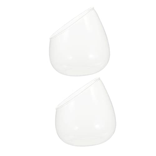 VALICLUD 2Stücke Teiliges Glasterrarium für Sukkulenten und Kakteen Transparente Blumenvase für Tischdeko für Pflanzenliebhaber Vielseitig Einsetzbar Obstteller VALICLUD 2Stücke Teiliges Glasterrarium für Sukkulenten und Kakteen Transparente Blumenvase für Tischdeko für Pflanzenliebhaber Vielseitig Einsetzbar Obstteller von VALICLUD