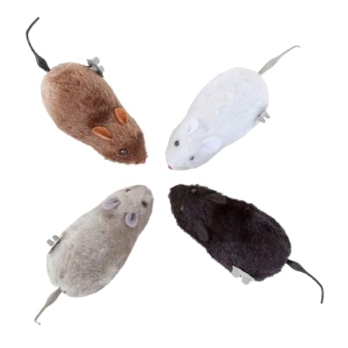 VALICLUD 4 Stück Teiliges Aufziehmaus aus Plüschigem Material Windbetrieben Farblich Zufällig Pädagogisch Fördert Kindersinn und Katzenfitness Langlebig und Sicher Zufällige Farbe VALICLUD 4 Stück Teiliges Aufziehmaus aus Plüschigem Material Windbetrieben Farblich Zufällig Pädagogisch Fördert Kindersinn und Katzenfitness Langlebig und Sicher Zufällige Farbe von VALICLUD