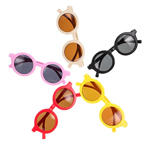 VALICLUD 5 Paare Sonnenbrillen Für Kinder Junge Brille Neuheit Kinderparty- Kinderbrille Für Die Feiertagsparty Karneval Brille Baby Strand von VALICLUD