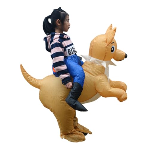 VALICLUD Aufblasbarer Anzug Aufblasbares Kostüm Kleine Aufblasbares Hundekostüm Aufblasbares Kostüm Hund Aufblasbares Kostüm Kinderkleid Kinderkleid Aufblasbares Hunde Halloweenkostüme von VALICLUD