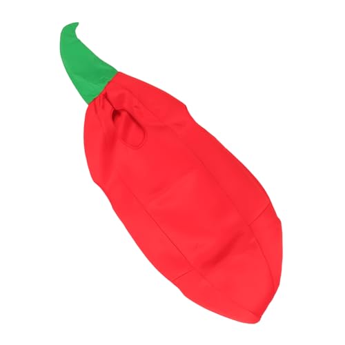 VALICLUD Chili Pepper Kostüm Für Junge Mädchen Lustige Cosplay Kleidung Für Bühnenauftritte Einzigartige Gemüse Verkleidung Für Feiertagsfeiern Leicht Und Zu Tragen VALICLUD Chili Pepper Kostüm Für Junge Mädchen Lustige Cosplay Kleidung Für Bühnenauftritte Einzigartige Gemüse Verkleidung Für Feiertagsfeiern Leicht Und Zu Tragen von VALICLUD