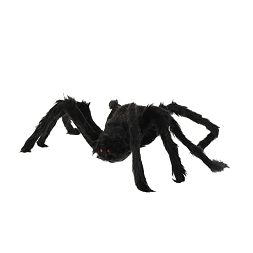 VALICLUD Halloween Schwarzes Spinnenkostüm für Haustiere Plüsch Gruseliges Halloween Zubehör für Hunde und Katzen Kreatives Cosplay Haustierkleid von VALICLUD