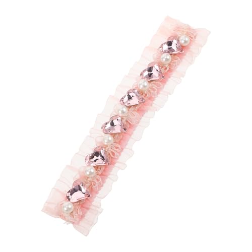 VALICLUD Haustier Liebe Perlhaarband Hunde Kopfbedeckung Kronhaarklamme Haarnadelhaare für Haustiere Hundehaarkrone Haustierhaarverzierungen Hundeprinzessin-Accessoires Metall Rosa von VALICLUD