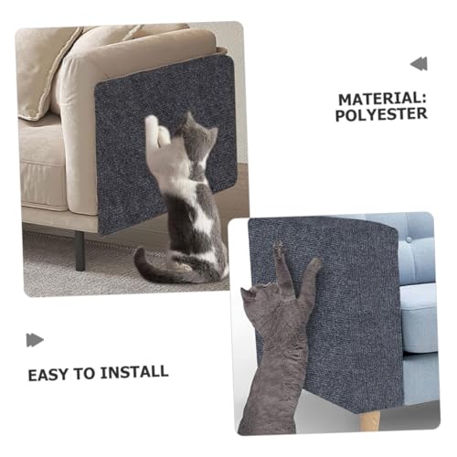 VALICLUD Katzenkratzmatte Selbstklebend Zuschneidbar für Möbel und Teppichschutz Flexibler Kratzschutz für Sofas aus Widerstandsfähigem von VALICLUD