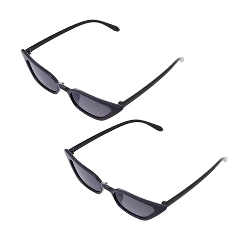 VALICLUD Schwarze Modische Sonnenbrille Im Kleinen Rahmen Im Cat Eye Stil Mit UV Schutz Elegante Accessoires Für Damen Und Herren VALICLUD Schwarze Modische Sonnenbrille Im Kleinen Rahmen Im Cat Eye Stil Mit UV Schutz Elegante Accessoires Für Damen Und Herren von VALICLUD