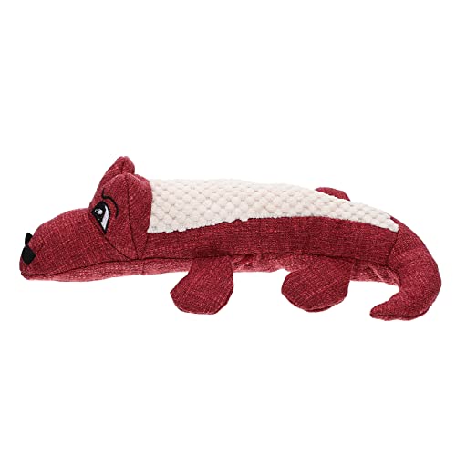 VALICLUD Welpe Plüschtier Stuffed Dog Toys Plush Crocodile Squeaky Model Toy Puppy Teething Biting Toy Pet Chewing Sounding Toy Pet Supplies for Home Decor Plüschtiere von VALICLUD