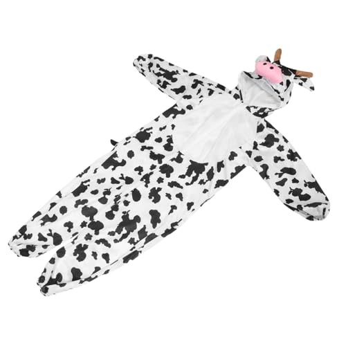 VALICLUD Tierkostüme Kostüm Kuh-Outfit Kuhkostüm Tier-Cosplay-kostüm -Tier-Outfit Animal Halloween Outfit Kuh-Cosplay Partyzubehör Für Tiere Tierkostüm Für Baumwolle von VALICLUD