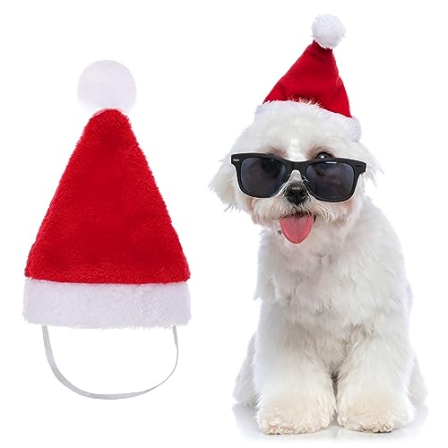 VALICLUD Weihnachts-Haustierhut Katzen-/Hundekostüm-Zubehör Weihnachts-Haustierkostüm-Partyhut-Dekoration Rot 7 5 X 1 5 cm. 5 Zoll von VALICLUD
