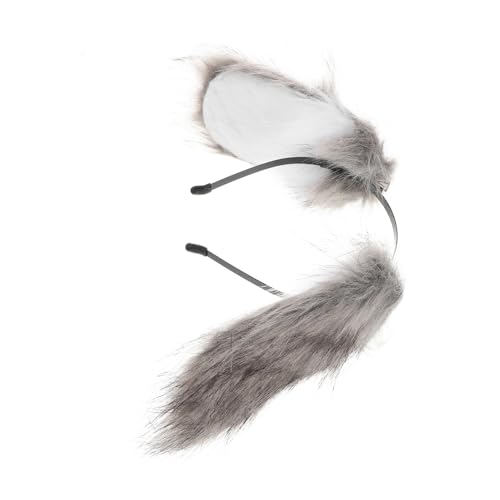 VALICLUD Welpen Stirnband Halloween zubehör Party kostüm Ohr Stirnband Cosplay-Stirnband Hundekopfbedeckung Welpenohren Hundestirnband Halloween-Kopfschmuck verkleiden Welpenkostüm Plastik von VALICLUD