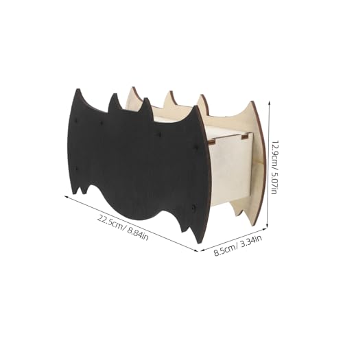 VALICLUD Wetterfestes Fledermaushaus aus Holz Kleines Fledermaus Unterschlupf für Außenbereich Wandhängendes Fledermaus Schutzhaus als Rückzugsort im Garten Einfache Montage von VALICLUD