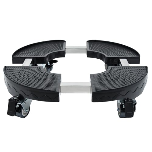 VANCHEMO Pflanzenroller Ø 39-52 mm Einstellbar Blumenroller, Rollendes Tablett mit 360 °Drehbare Räder, Tragkraft 300 kg, Pflanzentopf Blumentopf Transporthilfe für Pflanzen, Schwarz VANCHEMO Pflanzenroller Ø 39-52 mm Einstellbar Blumenroller, Rollendes Tablett mit 360 °Drehbare Räder, Tragkraft 300 kg, Pflanzentopf Blumentopf Transporthilfe für Pflanzen, Schwarz von VANCHEMO