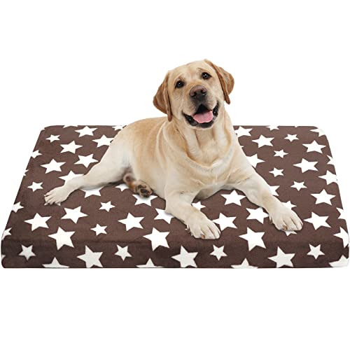 VANKEAN Hundebett Wasserdicht Hundekissen Waschbar mit Abnehmbarer Innenfutter Sommer und Winter, Flauschig Hundematte für Kleine bis Große Hunde, Braun/Grau VANKEAN Hundebett Wasserdicht Hundekissen Waschbar mit Abnehmbarer Innenfutter Sommer und Winter, Flauschig Hundematte für Kleine bis Große Hunde, Braun/Grau von VANKEAN