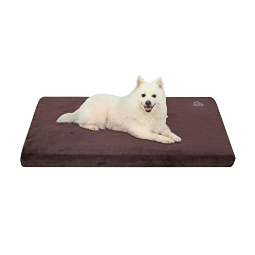 VANKEAN Hundebett Mittelgroßer Hund Wasserdicht, Wendbare Hundematte Waschbar Kühl und Warm 74x46x7.6cm, Weiches Hundekissen für Kisten mit Abnehmbarem Bezug für Mittlere Hunde Grau/Kaffee VANKEAN Hundebett Mittelgroßer Hund Wasserdicht, Wendbare Hundematte Waschbar Kühl und Warm 74x46x7.6cm, Weiches Hundekissen für Kisten mit Abnehmbarem Bezug für Mittlere Hunde Grau/Kaffee von VANKEAN