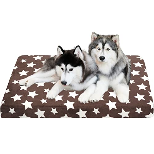 VANKEAN Hundebett Wasserdicht Hundekissen Waschbar mit Abnehmbarer Innenfutter Sommer und Winter, Flauschig Hundematte für Kleine bis Große Hunde, Braun/Grau VANKEAN Hundebett Wasserdicht Hundekissen Waschbar mit Abnehmbarer Innenfutter Sommer und Winter, Flauschig Hundematte für Kleine bis Große Hunde, Braun/Grau von VANKEAN