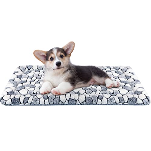 VANKEAN Hundekäfig-Matte, wendbares Hundekäfig-Pad (kühl und warm), maschinenwaschbar, für kleine bis XXX-große Hunde und Katzen von VANKEAN