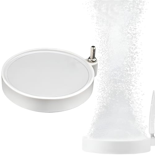 VANSUKY 10cm Aquarium Luftstein – Weißer Korund Luftausströmer mit Edelstahl-J-Anschluss – Extra feine Sauerstoffzufuhr für Aquarien 50–100cm VANSUKY 10cm Aquarium Luftstein – Weißer Korund Luftausströmer mit Edelstahl-J-Anschluss – Extra feine Sauerstoffzufuhr für Aquarien 50–100cm von VANSUKY