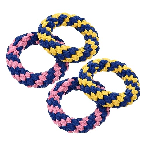 VANZACK 1 Satz 4 Stück Donut-baumwollseil Für Beißspielzeug Hund Seil Zahnen Welpe Haustier Seile Hundespielzeug Groß Kauen Zahnreinigungsspielzeug Kauspielzeug VANZACK 1 Satz 4 Stück Donut-baumwollseil Für Beißspielzeug Hund Seil Zahnen Welpe Haustier Seile Hundespielzeug Groß Kauen Zahnreinigungsspielzeug Kauspielzeug von VANZACK