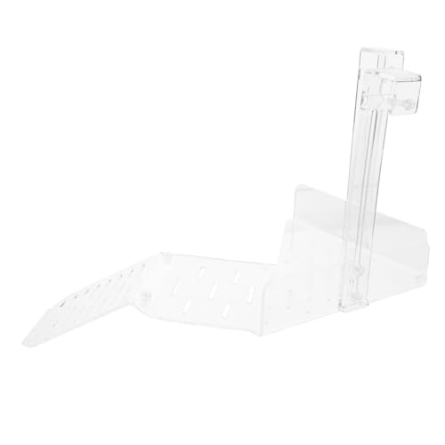 VANZACK 1 Satz Schildkröten-terrasse Hitze Reptilienterrarien Wasser- Zubehör Für Aquarien Schwimmendes Schildkrötendock Schildkröten-ruheterrasse Turtle Panzerzubehör Acryl Transparent von VANZACK