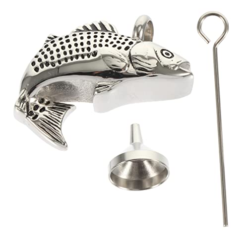 VANZACK 1 Satz Urne Anhänger Kette Fusselrolle für Tierhaare Armbänder Hundemarke Tierhaarentferner Urnenanhänger für Haustiere Anständige Tierbestattungsschatulle Rostfreier Stahl Silver VANZACK 1 Satz Urne Anhänger Kette Fusselrolle für Tierhaare Armbänder Hundemarke Tierhaarentferner Urnenanhänger für Haustiere Anständige Tierbestattungsschatulle Rostfreier Stahl Silver von VANZACK