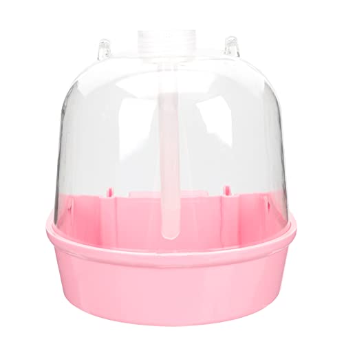 VANZACK 1 Set-Box Papagei Badewanne Papageienbaden Vogelzubehör Vogeltränkebecken Papageienbad Für Käfig Vogelkäfig Vogelbad Vogel Badewanne Vogelbaden Rosa Plastik von VANZACK