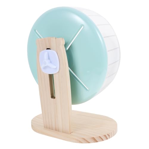 VANZACK 1 Set Hamster Laufrad Hamster Laufball Hamster Trainingsrad Streifenhörnchen Ratten Rennmäuse Haushalts Hamsterrad Hamster Trainingskäfig Hamster Flugfalle Kette Grün von VANZACK