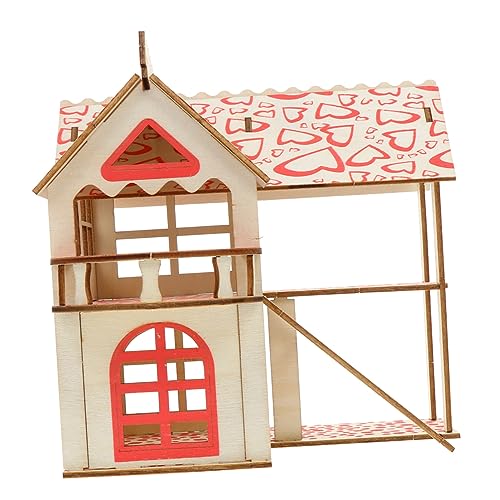 VANZACK Doppelschichtiges Hamsterhaus Aus Holz Spielburg Leiter Sicherer Unterschlupf Für Ihren Hamster VANZACK Doppelschichtiges Hamsterhaus Aus Holz Spielburg Leiter Sicherer Unterschlupf Für Ihren Hamster von VANZACK