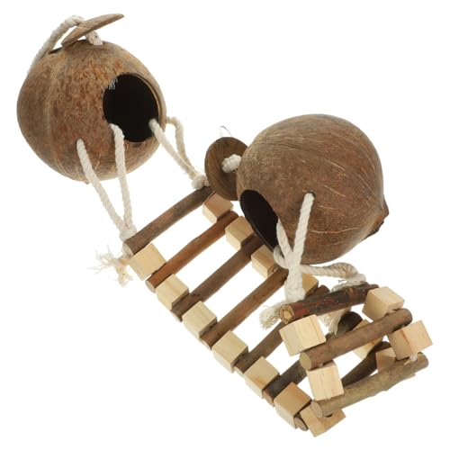 VANZACK 1 Set Hanging Bird Nest Cage Mit Leiter Vogel Brut Nest Bett Bird Käfig Vogelhöhle Spielzeug VANZACK 1 Set Hanging Bird Nest Cage Mit Leiter Vogel Brut Nest Bett Bird Käfig Vogelhöhle Spielzeug von VANZACK