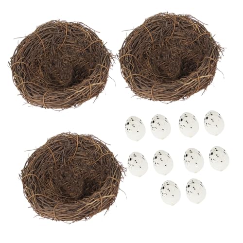 VANZACK 1 Set Simulationsornamente Vogelnest Für Den Garten Zwitschernder Vogel Plüsch Taubenspielzeug Vogelfutterspender Für Kleine Vögel Simuliertes Vogelnest Vogelnest Schmuck Ei VANZACK 1 Set Simulationsornamente Vogelnest Für Den Garten Zwitschernder Vogel Plüsch Taubenspielzeug Vogelfutterspender Für Kleine Vögel Simuliertes Vogelnest Vogelnest Schmuck Ei von VANZACK