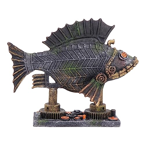 VANZACK 1 Stück Aquarium Landschaftsbau Ornamente Aquariendekoration Dekorationen Zubehör Für Aquarien Klein Aquariumhöhlendekoration Zucht Panzer Groß Fischtank Versteckt Led Harz von VANZACK