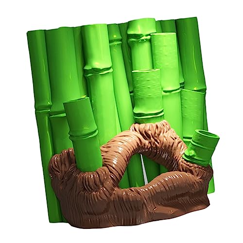 VANZACK 1 Stück Bambus-Hintergrundbrett 3D Dekoration Zubehör für Aquarien Aquarium Terrarium Stiele Langlebig Aquarium Decoration Zubehör für Fischlandschaften Harz Höhle von VANZACK